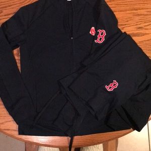 Authentic Red Sox warm up suit